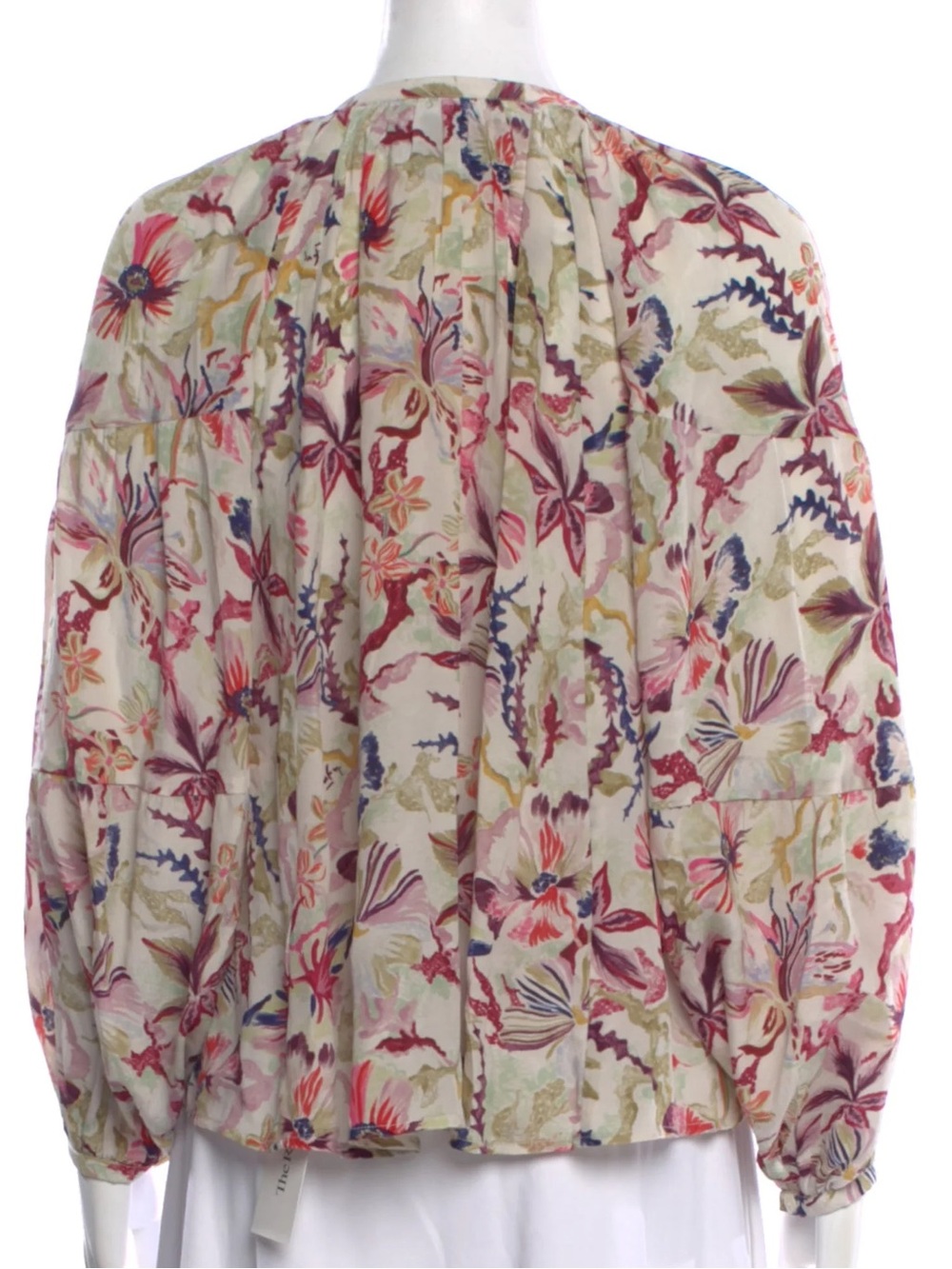 CHUFY Blouse $430 • 20” PTP • Boho Cottagecore Fall Floral Blouse - Picture 6 of 8